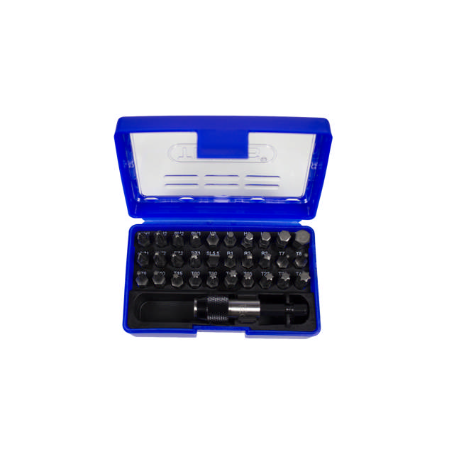 Bitssæt, Blå boks - 31 dele