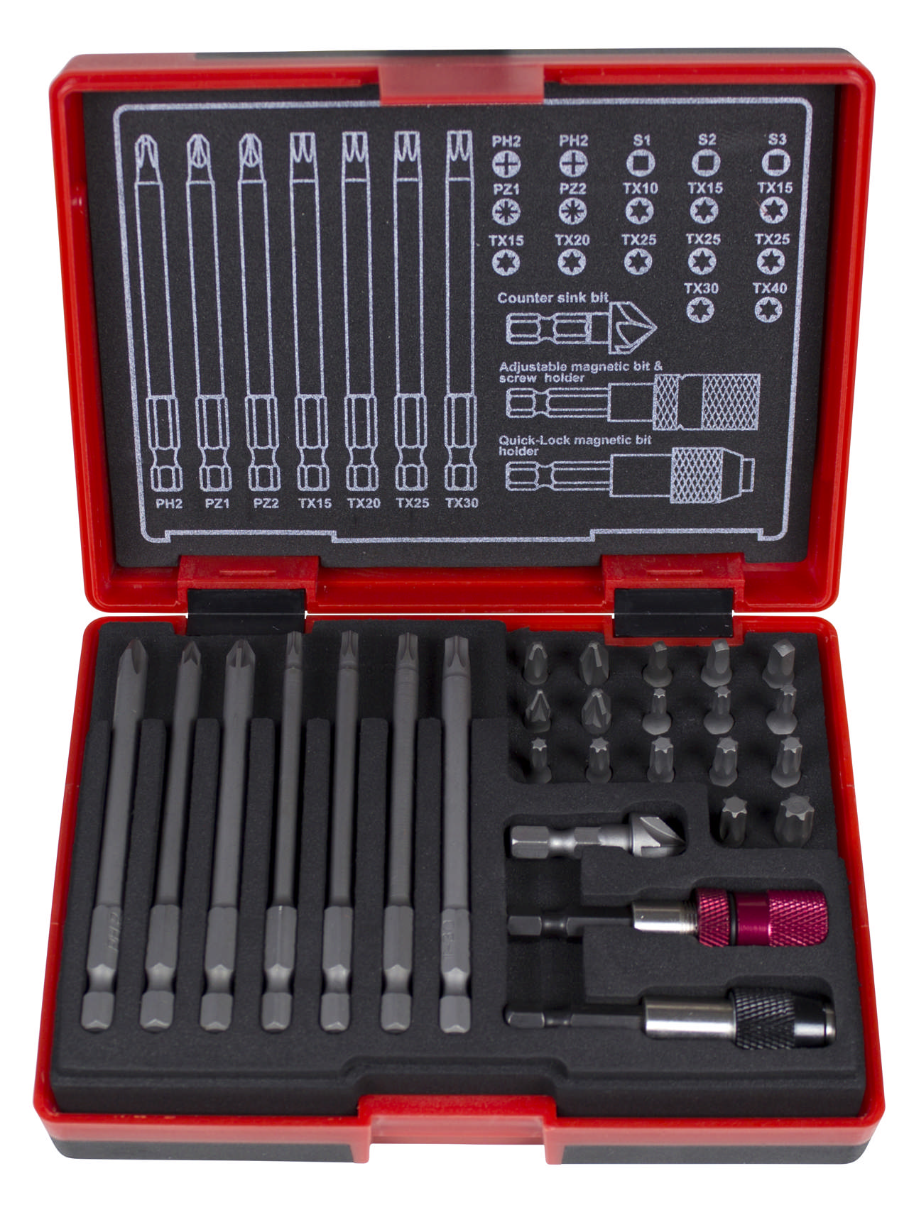T-B027 Bitssæt, 27 dele