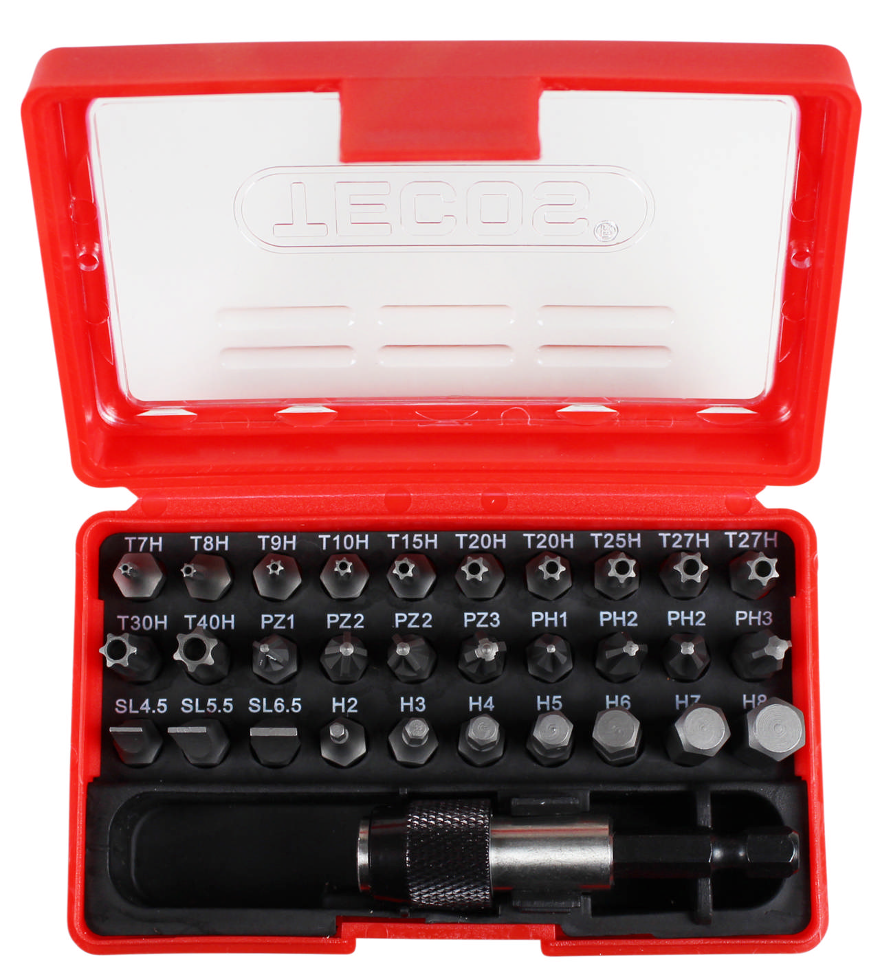 Bitssæt, Rød boks - 31 dele