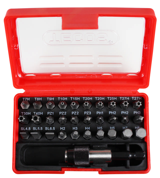 Bitssæt, Rød boks - 31 dele