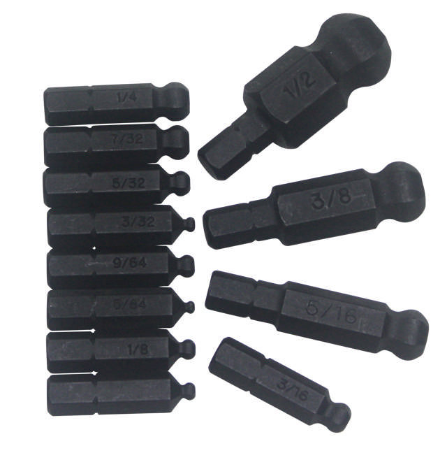 BIX12 Hexbitssæt; 5/64 - 1/2