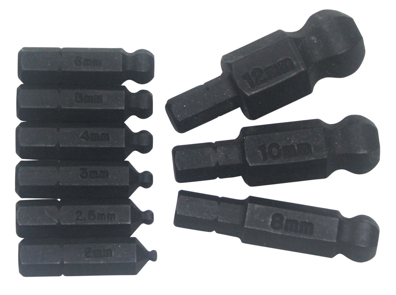 BLX9M Hexbitssæt; 2 - 12 mm