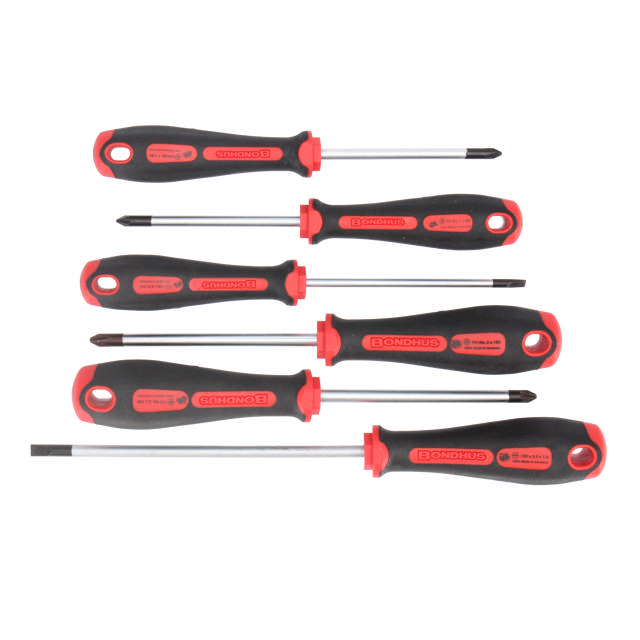 Skruetrækkersæt 6dl PZ/PH/Lige