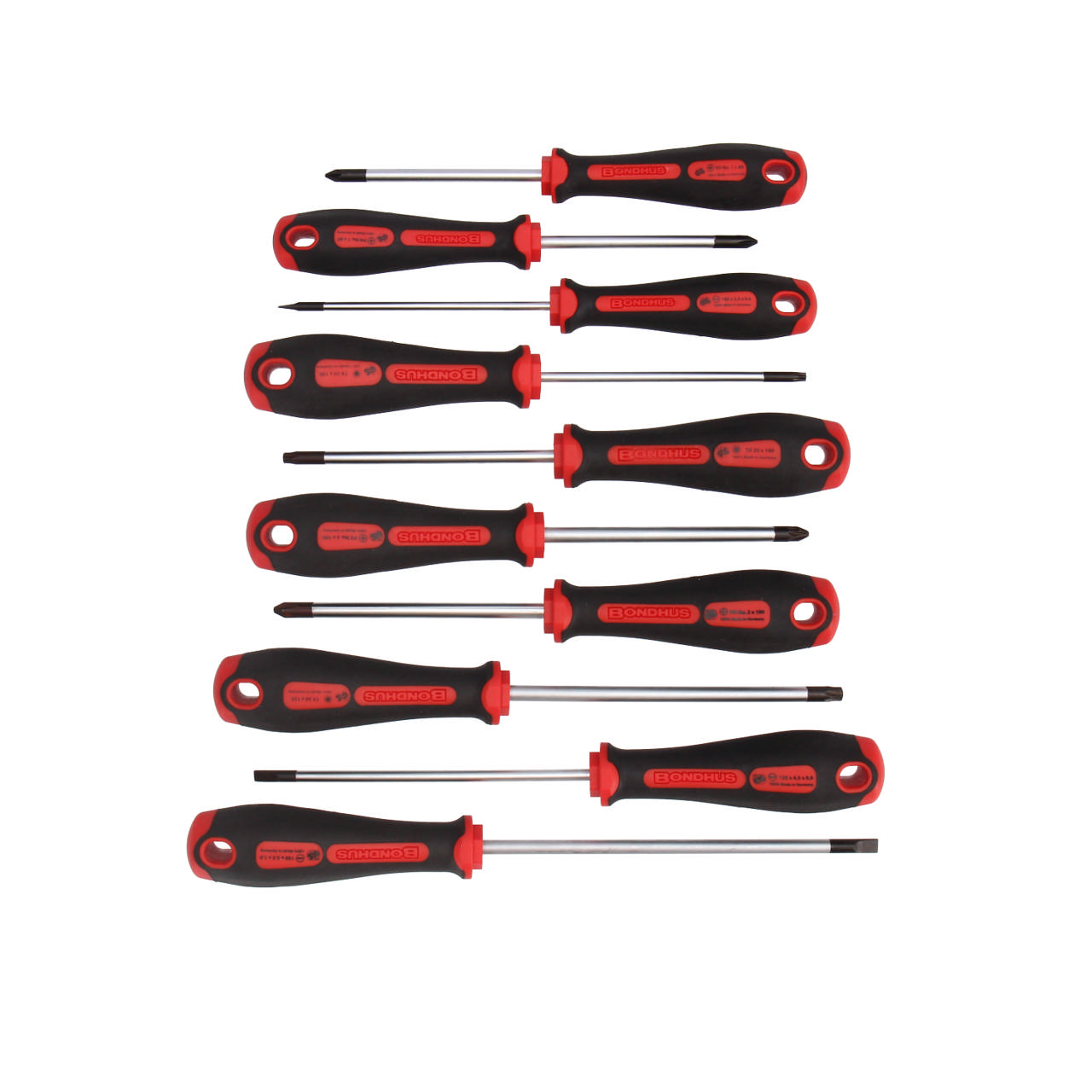 Skruetrækkersæt 10dl PH/PZ/L/T