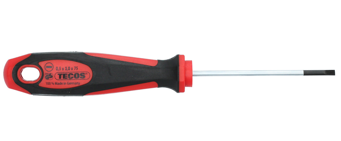 Skruetrækker kærv 3,0 × 75 mm