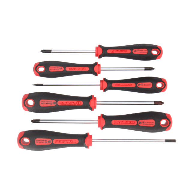 Skruetrækkersæt 6dl PH/PZ/lige