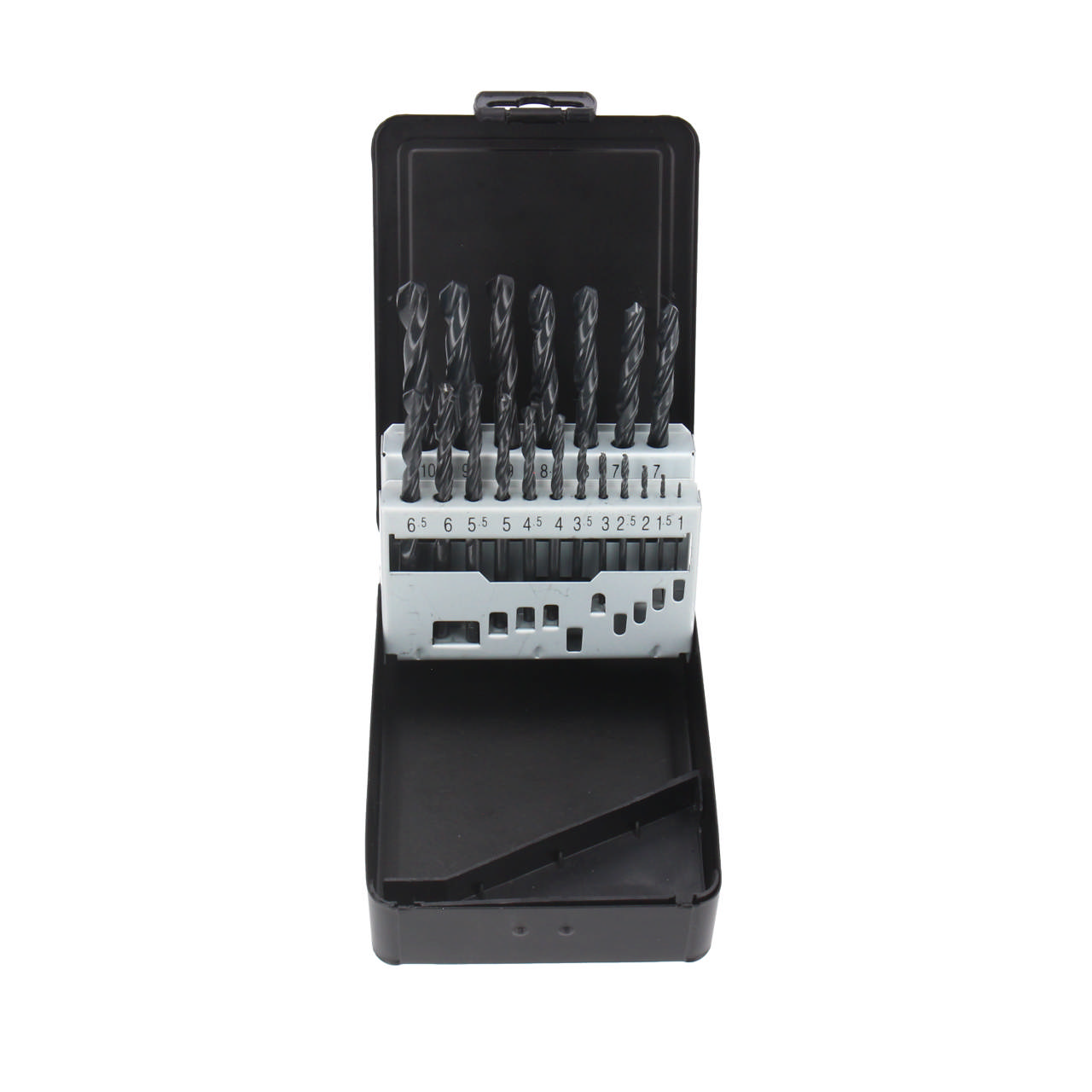 HSS-metalborsæt, 19 dele: 1 - 10 mm