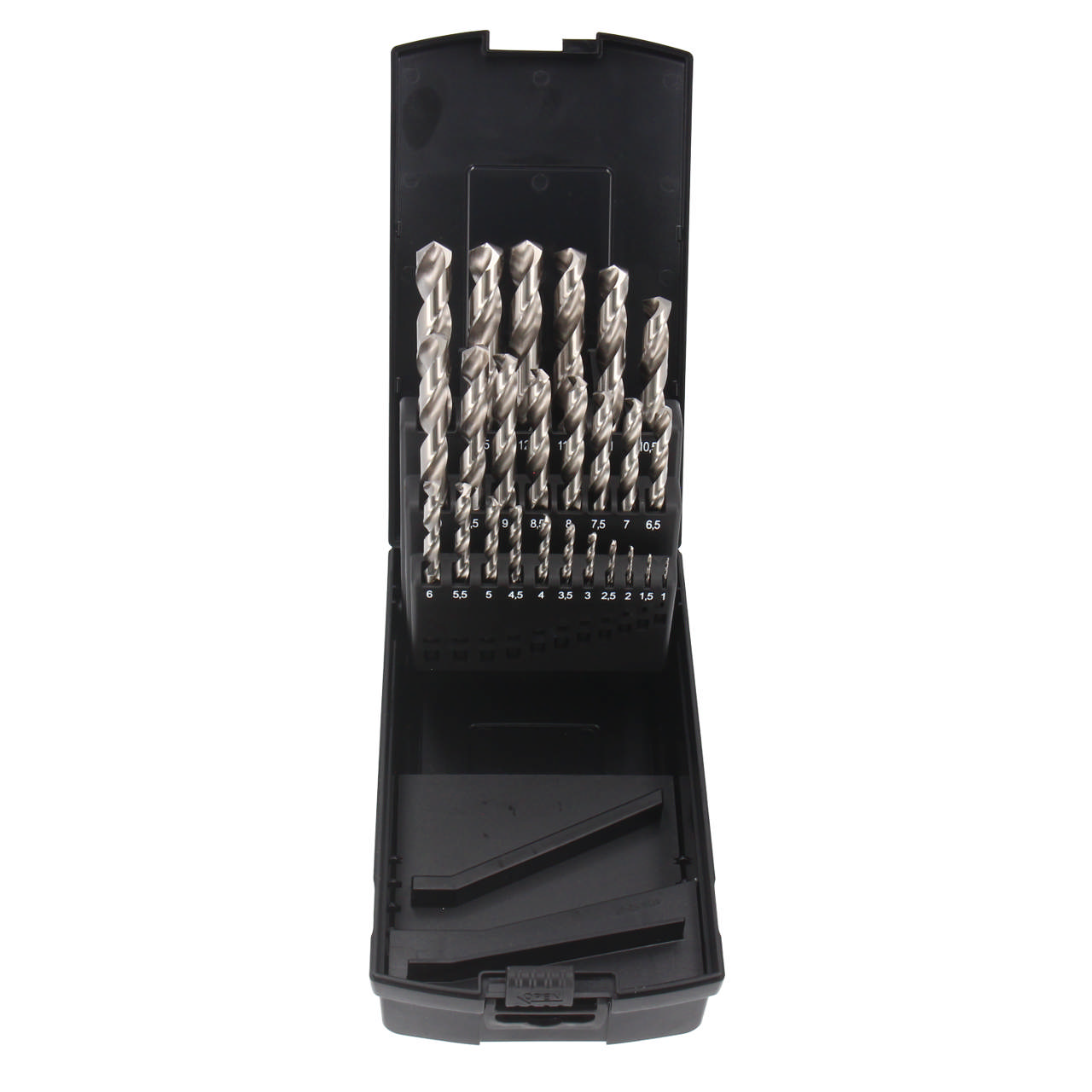 HSS Pro Bright - metalborsæt, 25 dele: 1 - 13 mm