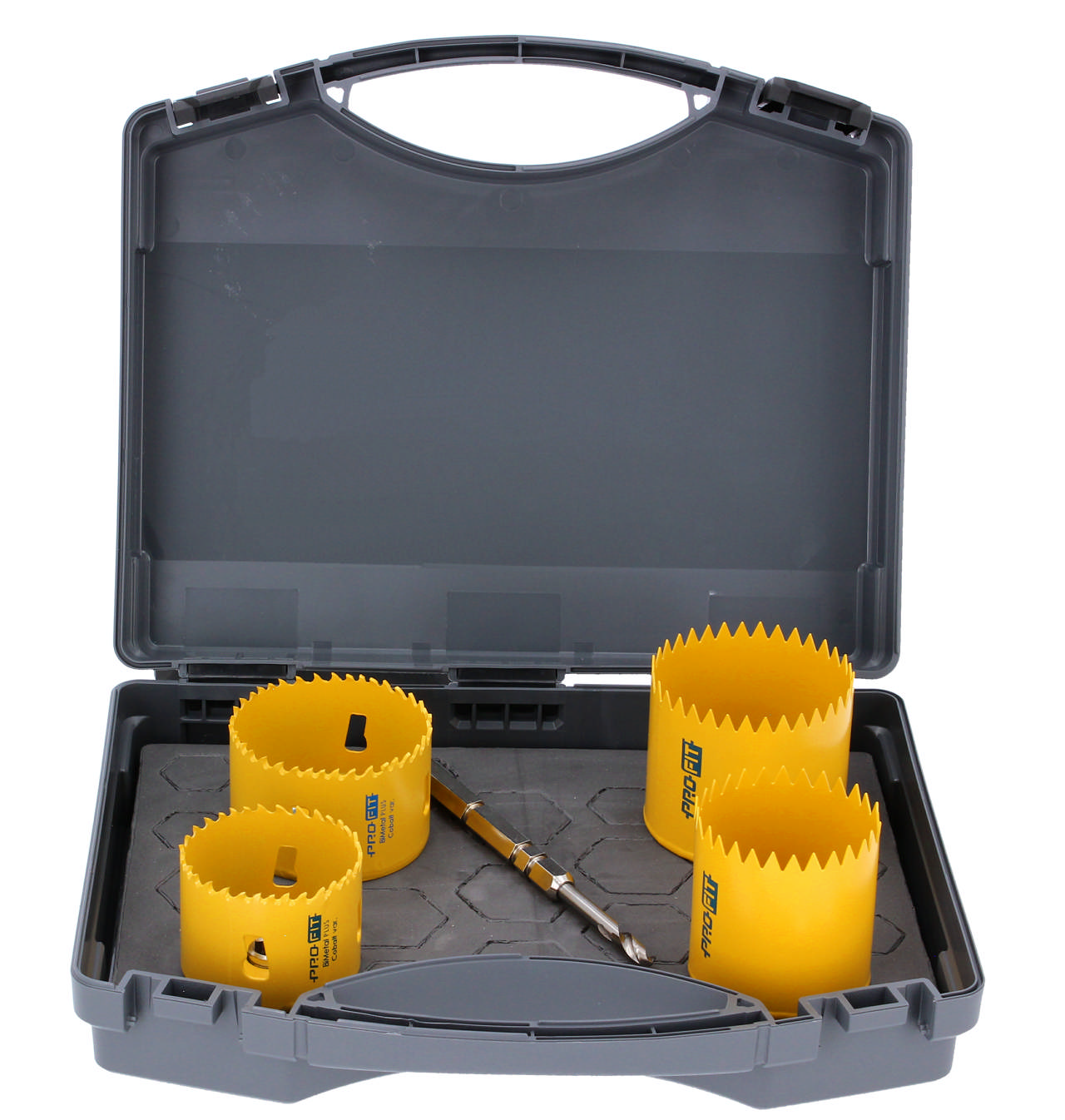 Sæt med Dozen Fresen og BiMetal hulsave, 73-83 mm