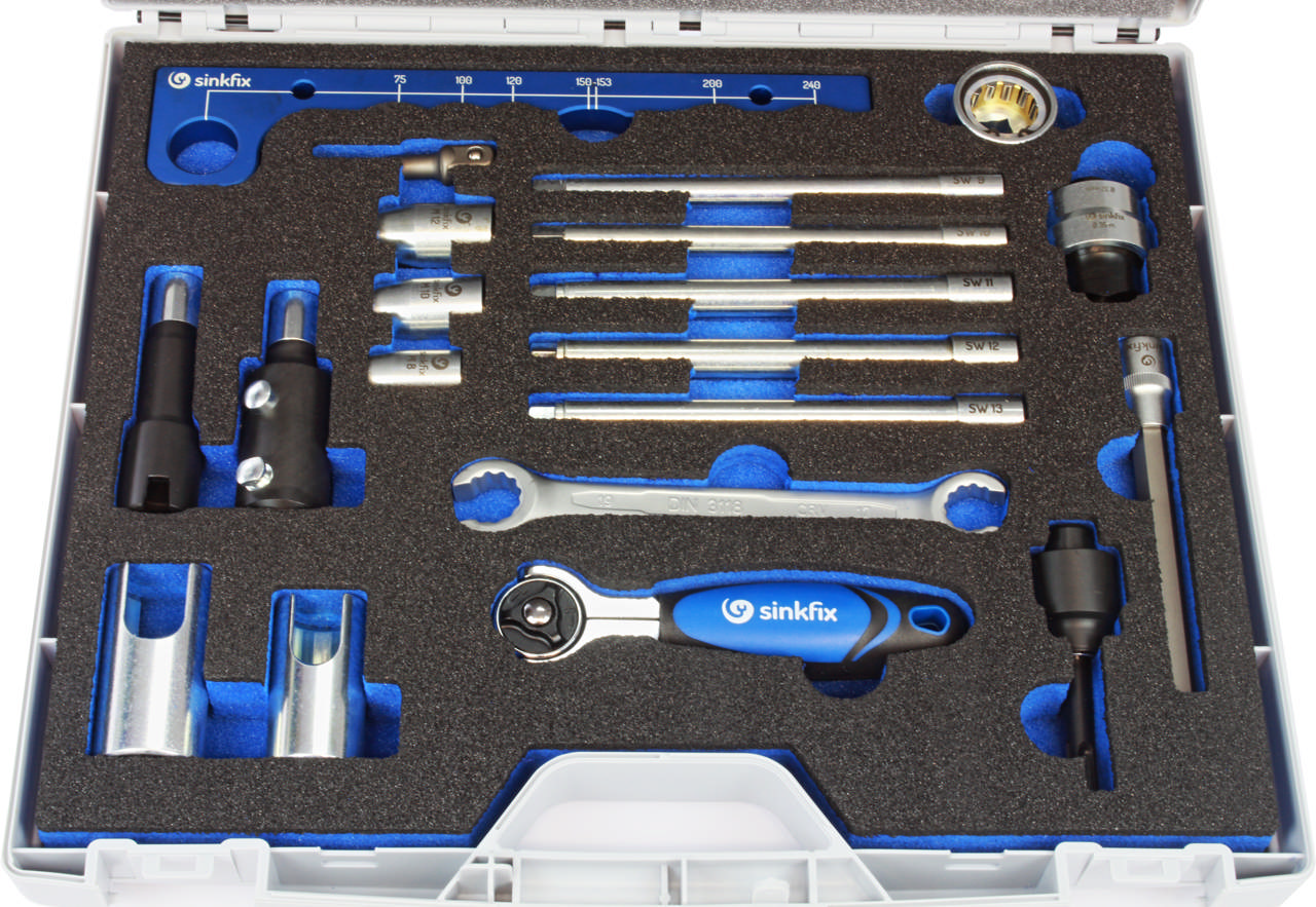 SinkFix Profi VVS set 20 dele