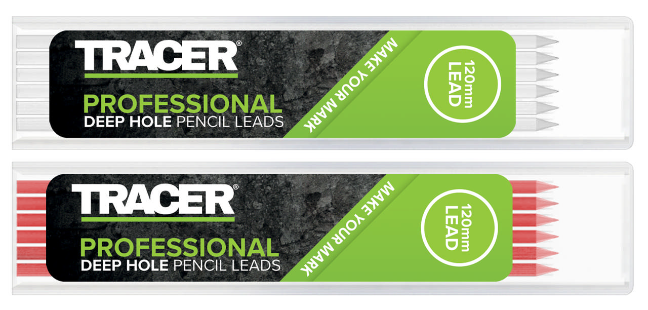 12 stifter, 6x rød og 6x hvid, plastbox i æske