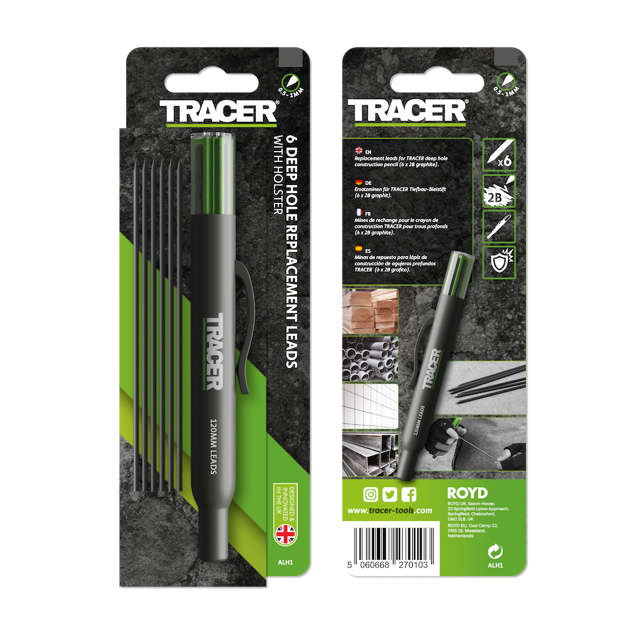 6 grafit stifter i hylster