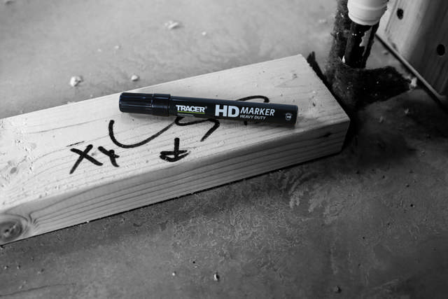 Kraftig permanent tusch