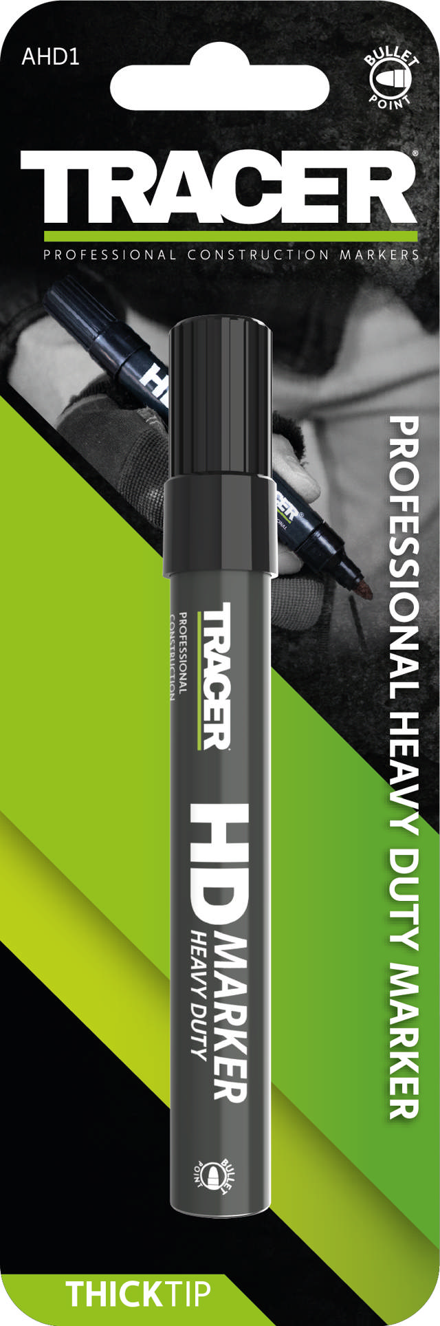 Kraftig permanent tusch