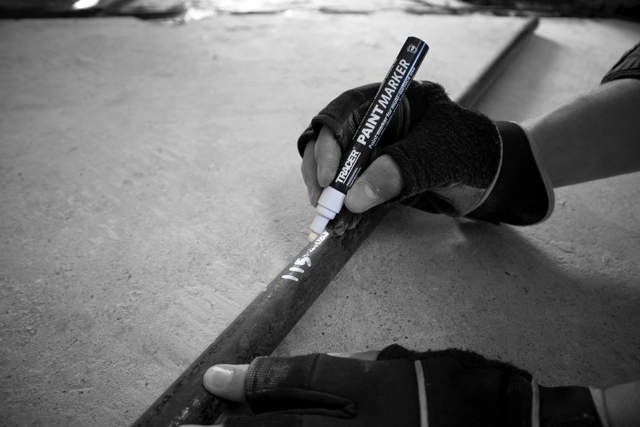 Maling marker - hvid