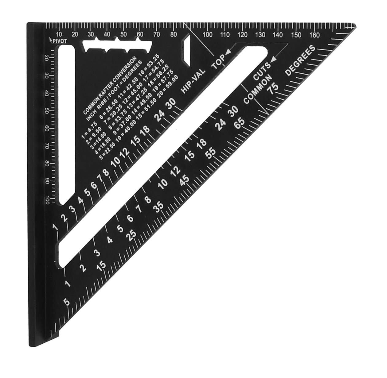 Tømrervinkel, Alu 180 mm