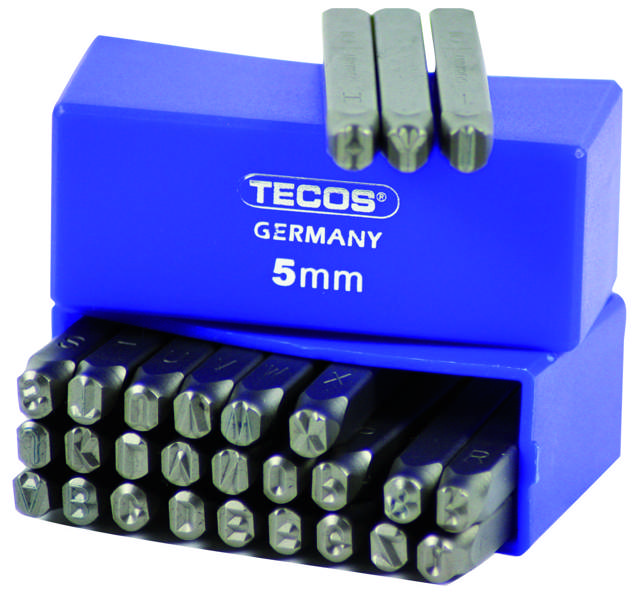 Stålbogstaversæt AZ x H5 mm