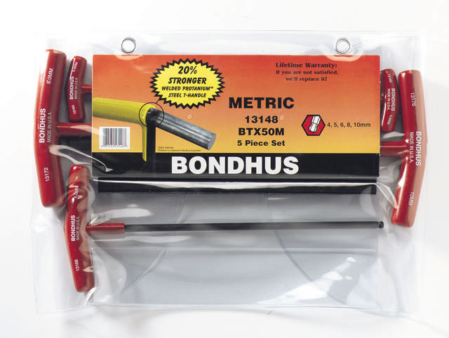 BTX50M T-grebsnøgler Hex; 4 - 10 mm