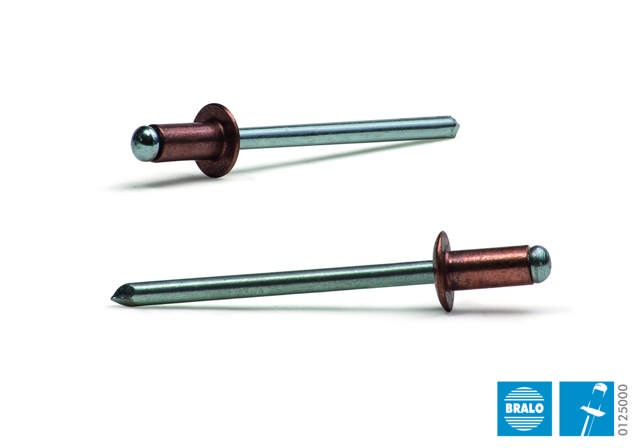 Blindnitte 3,0x 10 mm Kobber, 500 stk.