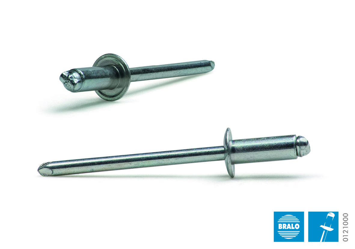 Blindnitte 3,2 x 6 mm Stål/Stål, 500 stk.