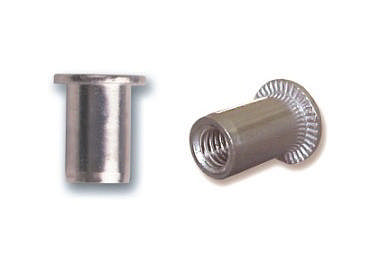 Gevindnitte M4 x 9,5 mm Alu, 500 stk.