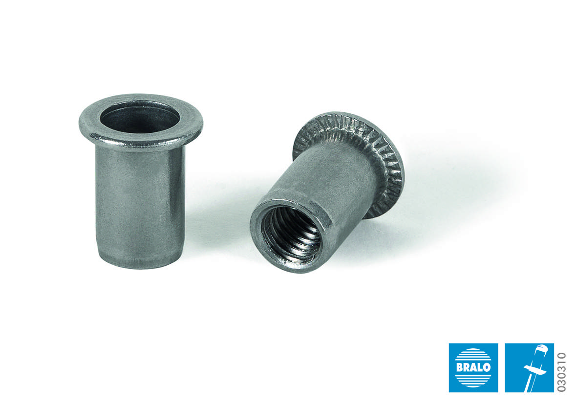 Gevindnitte M6 x 14,5 mm A2, 250 stk.