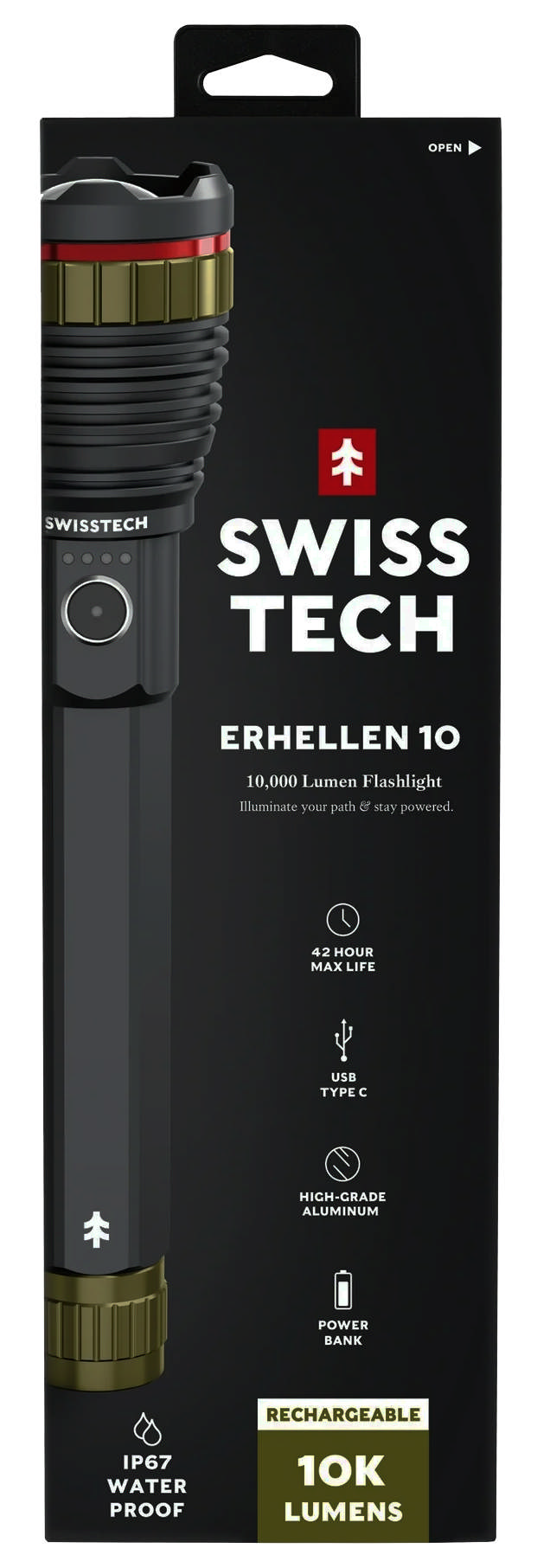 Erhellen 10, 10000 lumen LED lykt