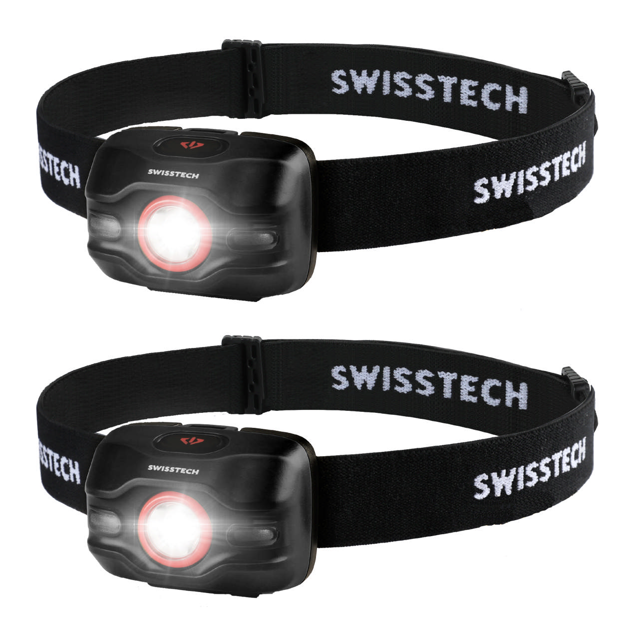 Pandelampe, 250 LM - Sort, 2pk.