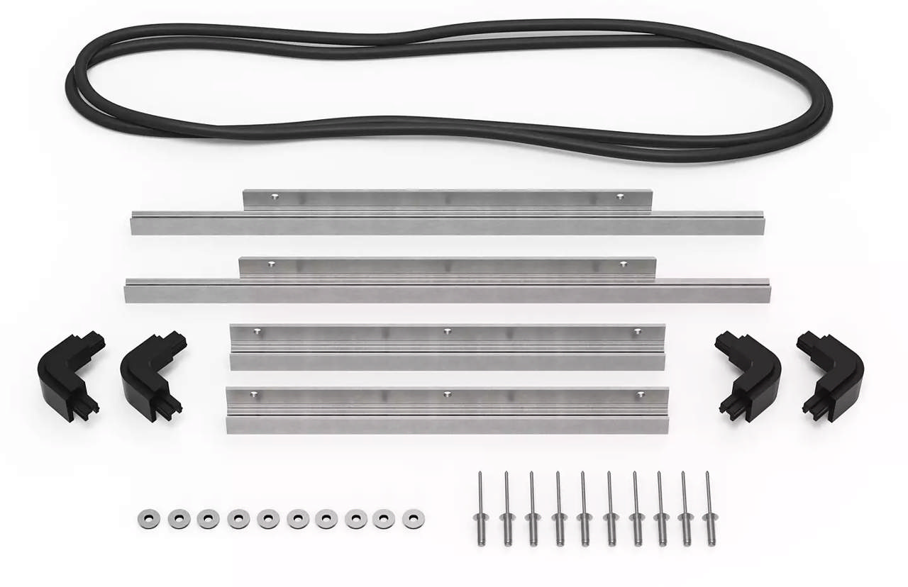 Metrisk panelramme, sæt til låg 2400/2450