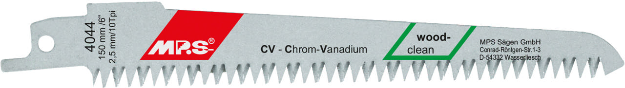 Bajonetsavklinge 4044, 5 stk. 150 mm CrV 10 tpi