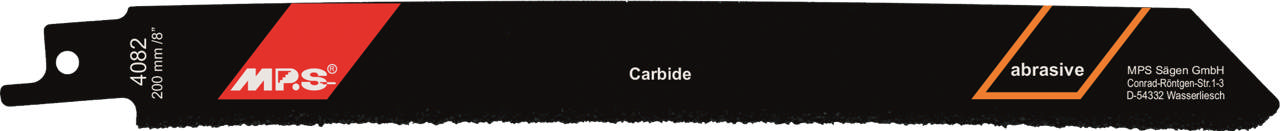 Bajonetsavklinge 4082, 200 mm, Grit, HM