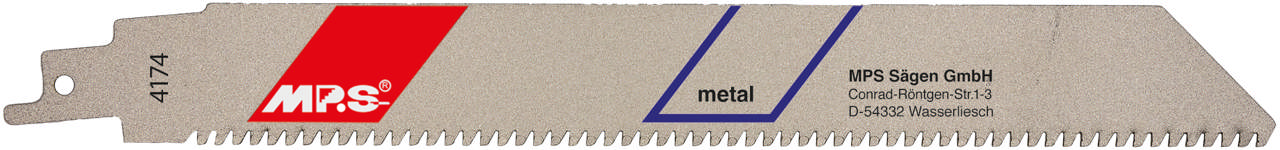 Bajonetsavklinge 4174, 230 mm HM 8 tpi