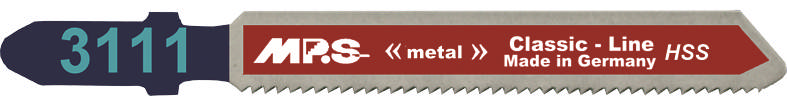 Stiksavklinge 3111, 2 stk. 75 mm HSS 21 tpi