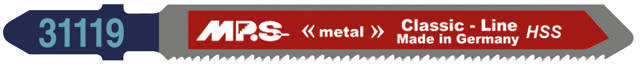 Stiksavklinge 31119, 5 stk. 90 mm HSS 23-18 tpi