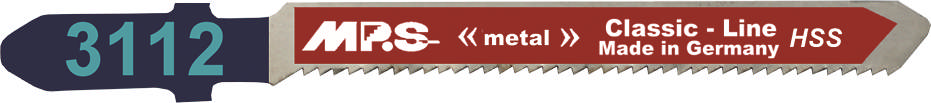 Stiksavklinge 3112, 5 stk. 75 mm HSS 21 tpi