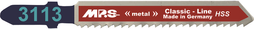 Stiksavklinge 3113, 2 stk. 75 mm HSS 12 tpi