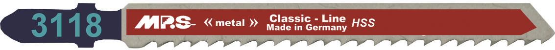 Stiksavklinge 3118, 5 stk. 100 mm HSS 8 tpi