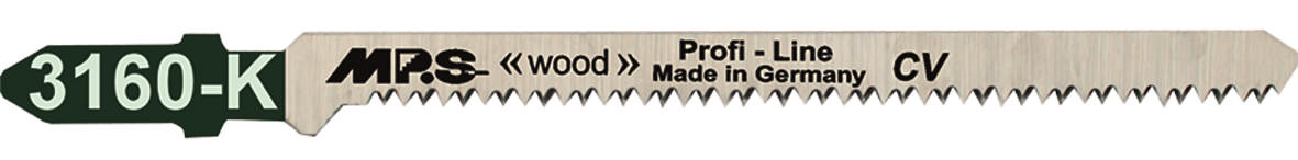 Stiksavklinge 3160-K, 5 stk. 3160K 100 mm CrV 17 tpi