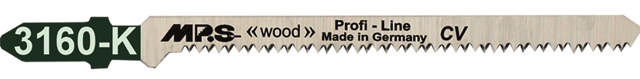 Stiksavklinge 3160-K, 5 stk. 3160K 100 mm CrV 17 tpi