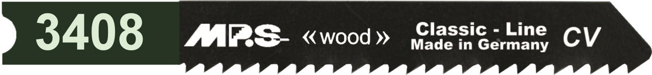 Stiksavklinge 3408, 2 stk. 75 mm CrV 12 tpi