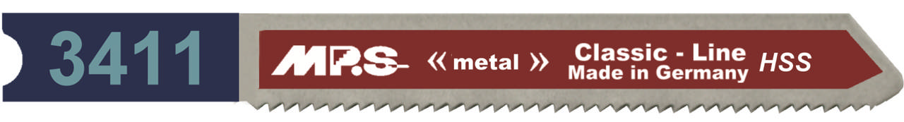 Stiksavklinge 3411, 5 stk. 75 mm HSS 21 tpi