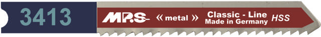 Stiksavklinge 3413, 5 stk. 75 mm HSS 12 tpi
