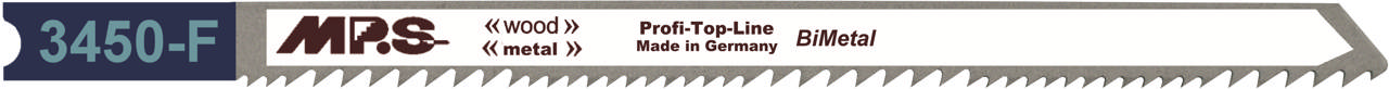Stiksavklinge 3450-F, 132 mm, tænder 1,8-2,5 mm/10-14 tpi, Bimetal