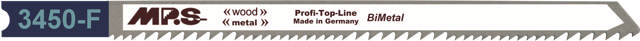 Stiksavklinge 3450-F, 132 mm, tænder 1,8-2,5 mm/10-14 tpi, Bimetal