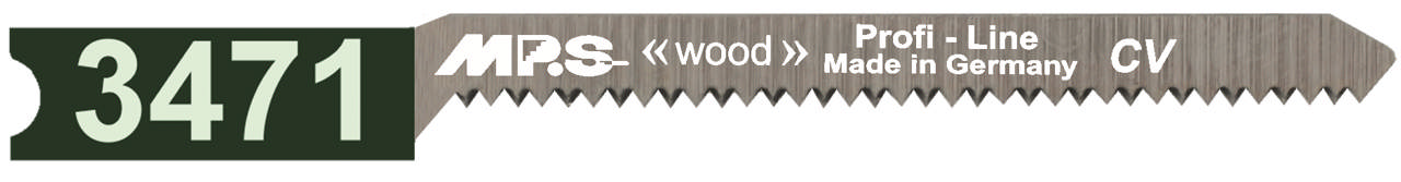 Stiksavklinge 3471, 2 stk. 75 mm CrV 19 tpi