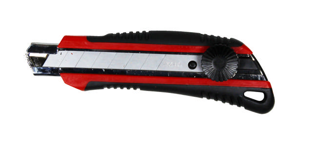 Bræk-af-kniv 18 mm m/skruelås