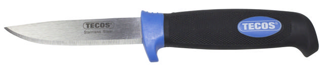 Kniv rustfri 1 stk Blå