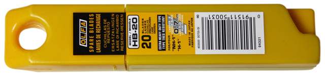 HB-20 Bræk-af-knivblad 25 mm