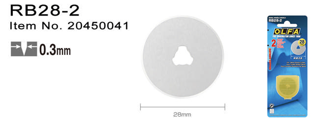 RB28-2 Rulleskær 28 mm