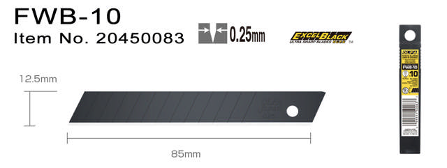 FWB10 Knivblad 12,5mm